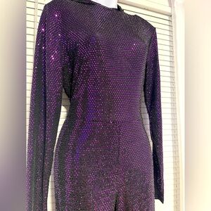 Shimmery Purple Jumper with hood. Perfect timing for the holiday!!